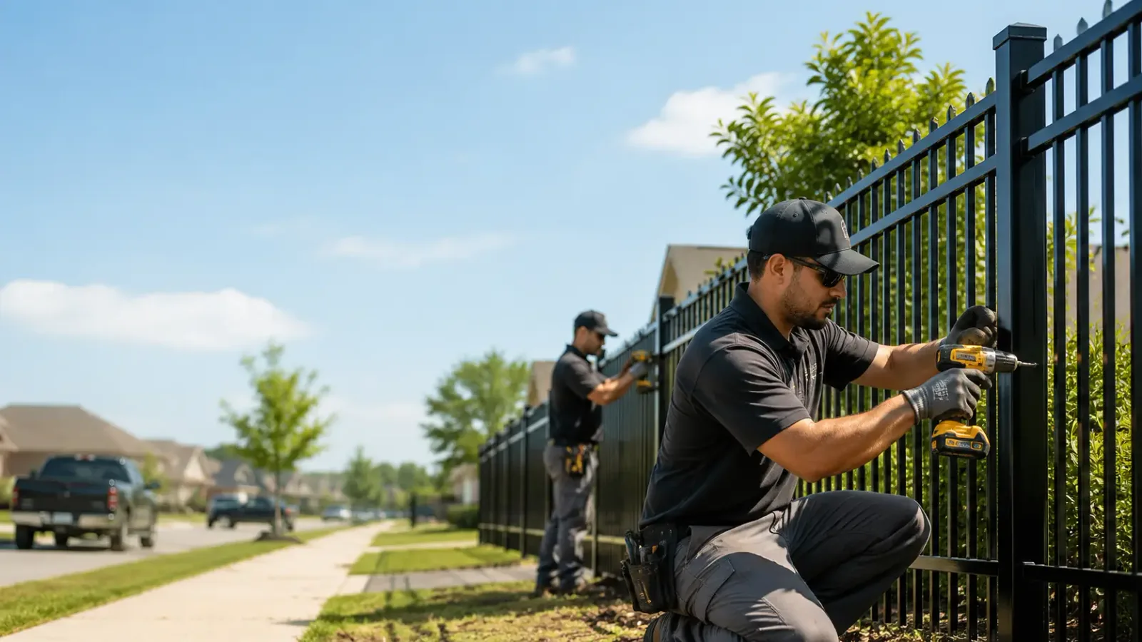 Metal Fence Installation in Bishop, GA